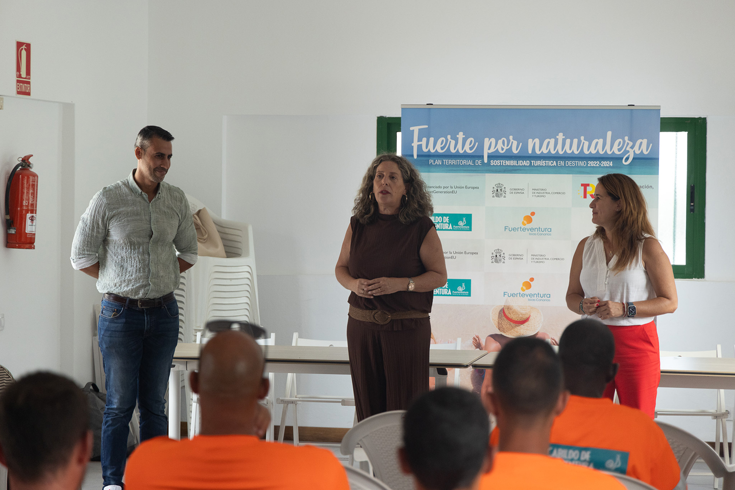 Vallebrón Fuerteventura. Foto trabajos rehabilitación del paisaje